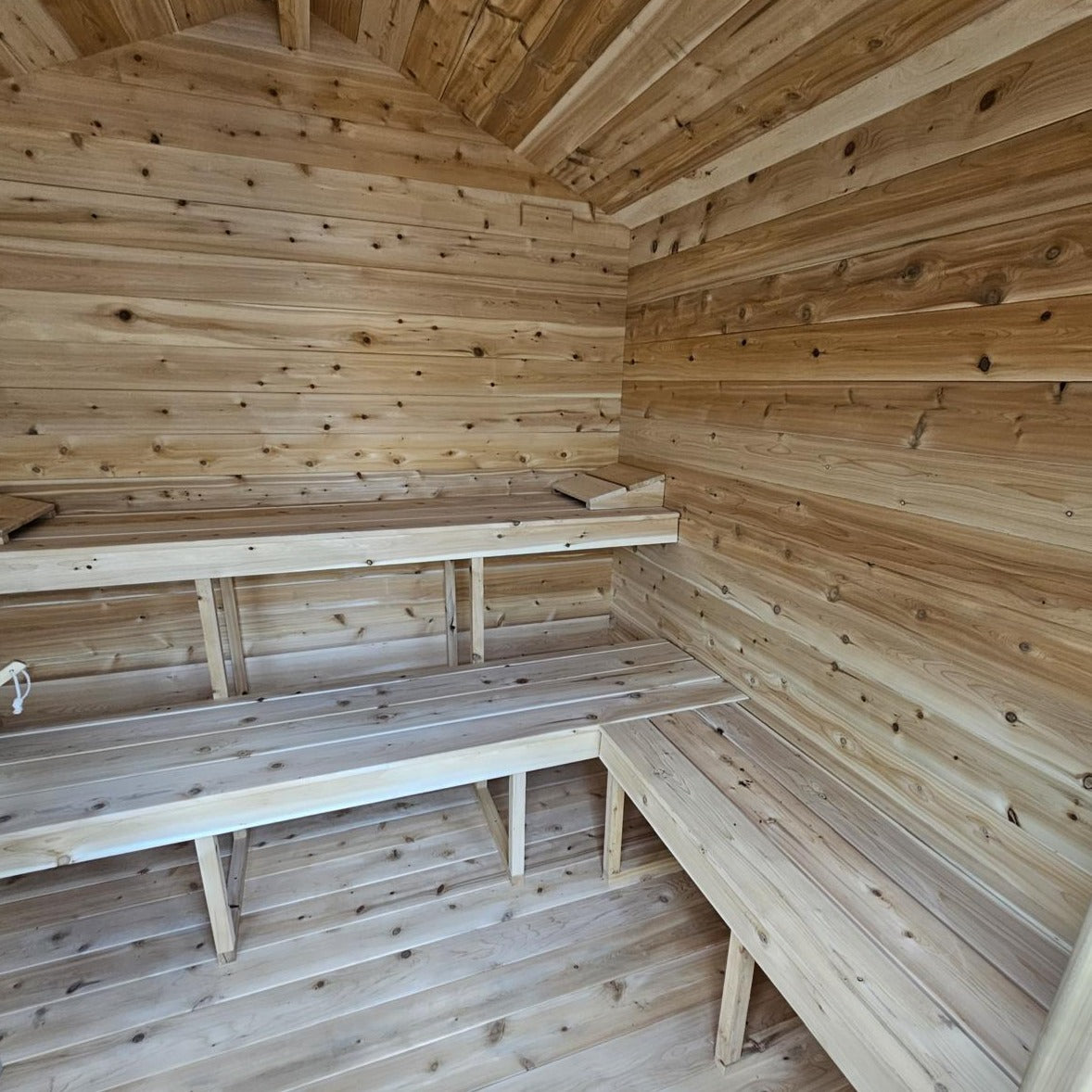 8x8 Cabin Cedar Sauna